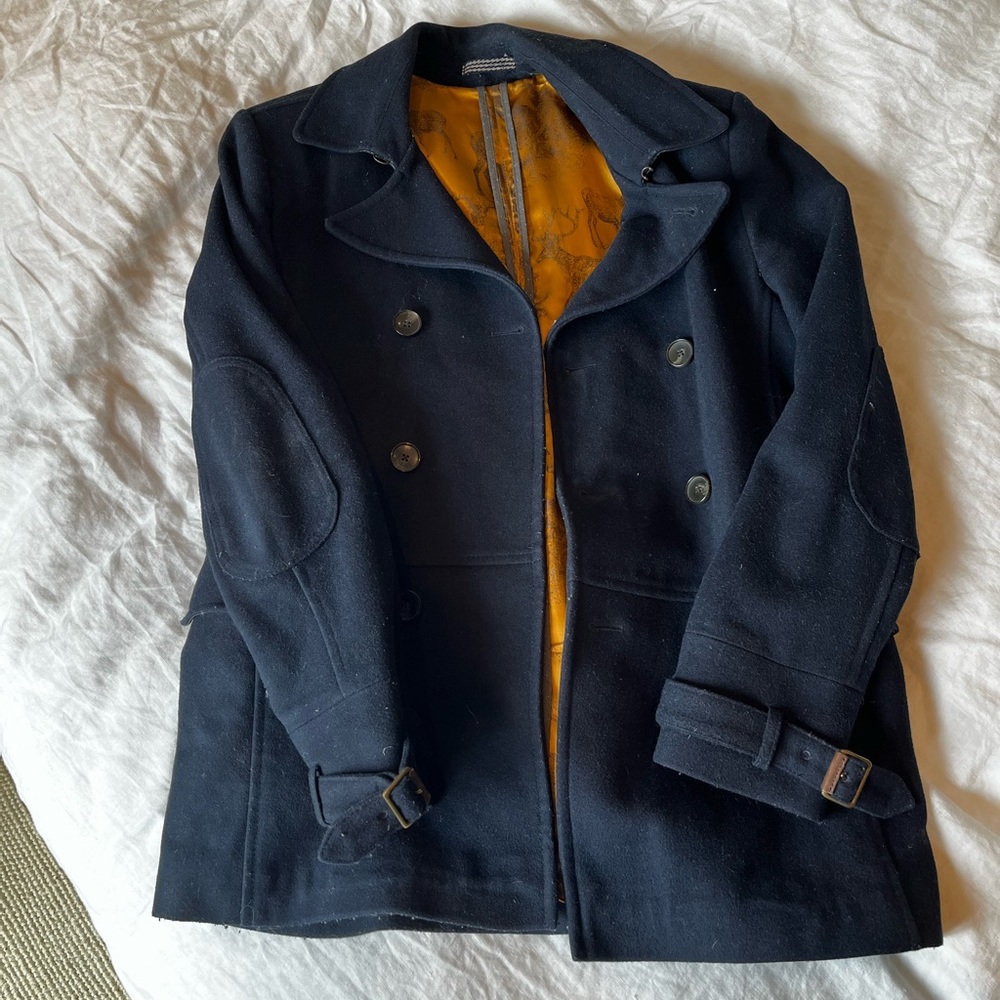 Ted Baker Peacoat in Navy Blue - Men’s Small (3)
